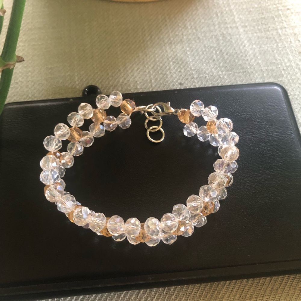 Elegant Crystal Beaded Bracelet